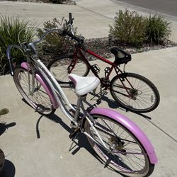 2 Adult Bikes – Schwinn Cruiser & Magma Mountain Bike – $100 For Both