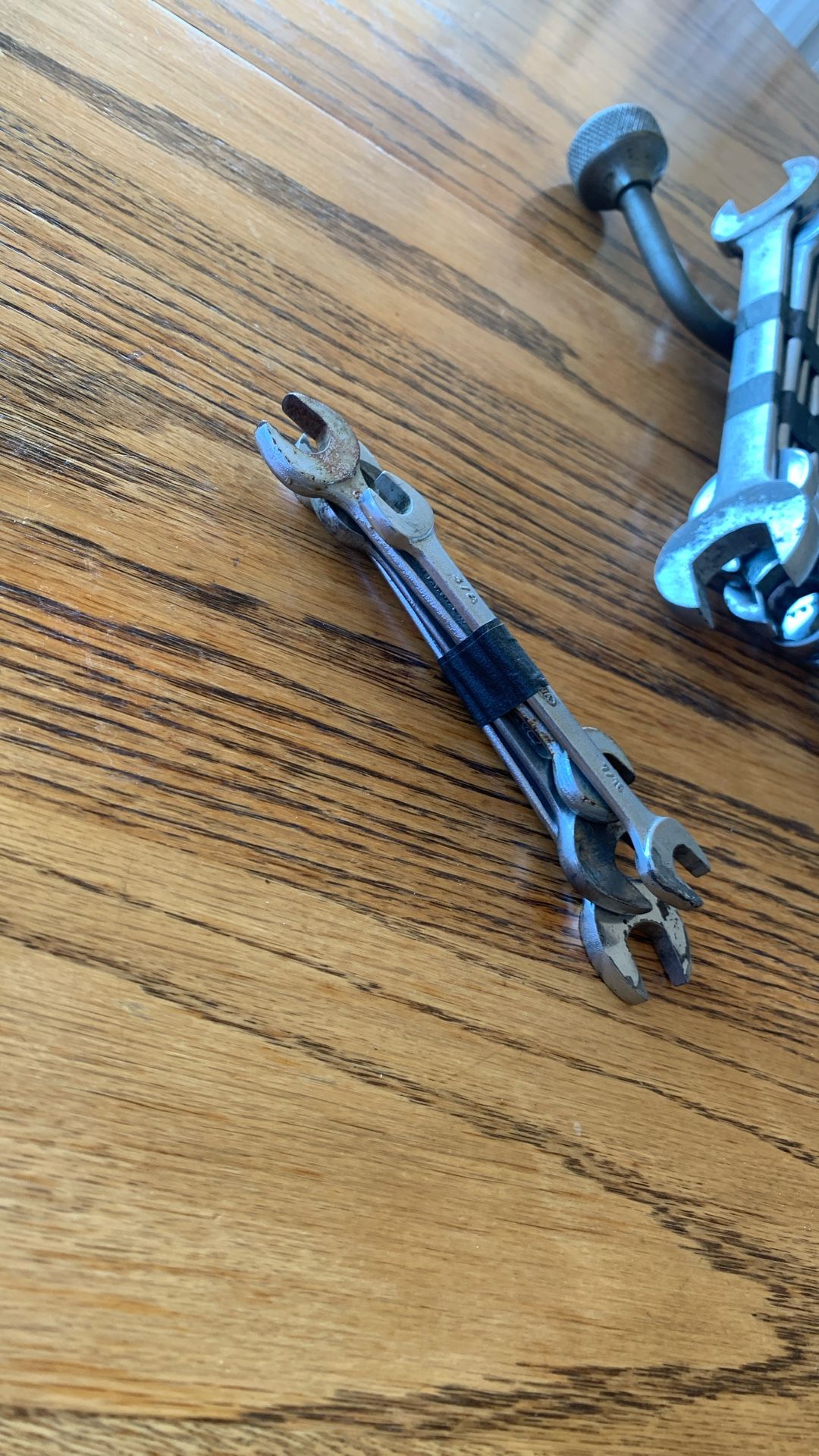 Wrenches 4 Small Open Ended 3/8 To 1/2”