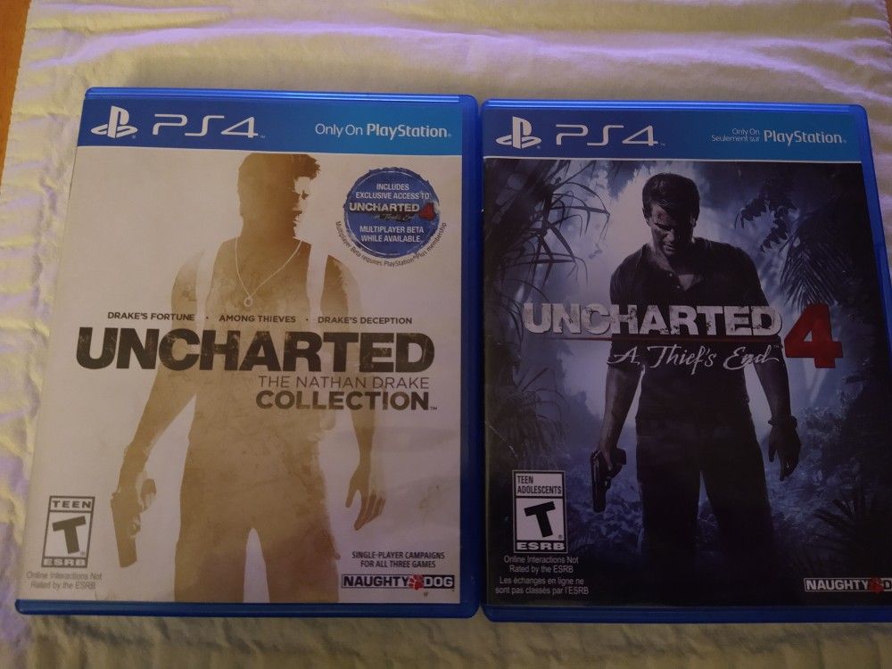 Uncharted 1-4 Collection Bundle PS4