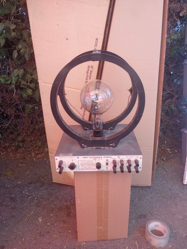 KENT e/m  EXPERIMENTAL APPARATUS MODEL TG-13