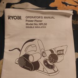 Ryobi Power Planer