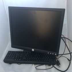 DELL COMPUTER MONITOR WITH KEYBOARD 