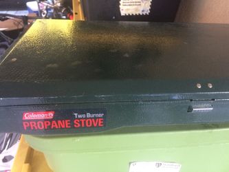 Coleman 2 burner stove.