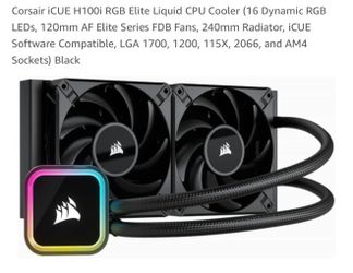 Corsair iCUE RGB Liquid Cooler