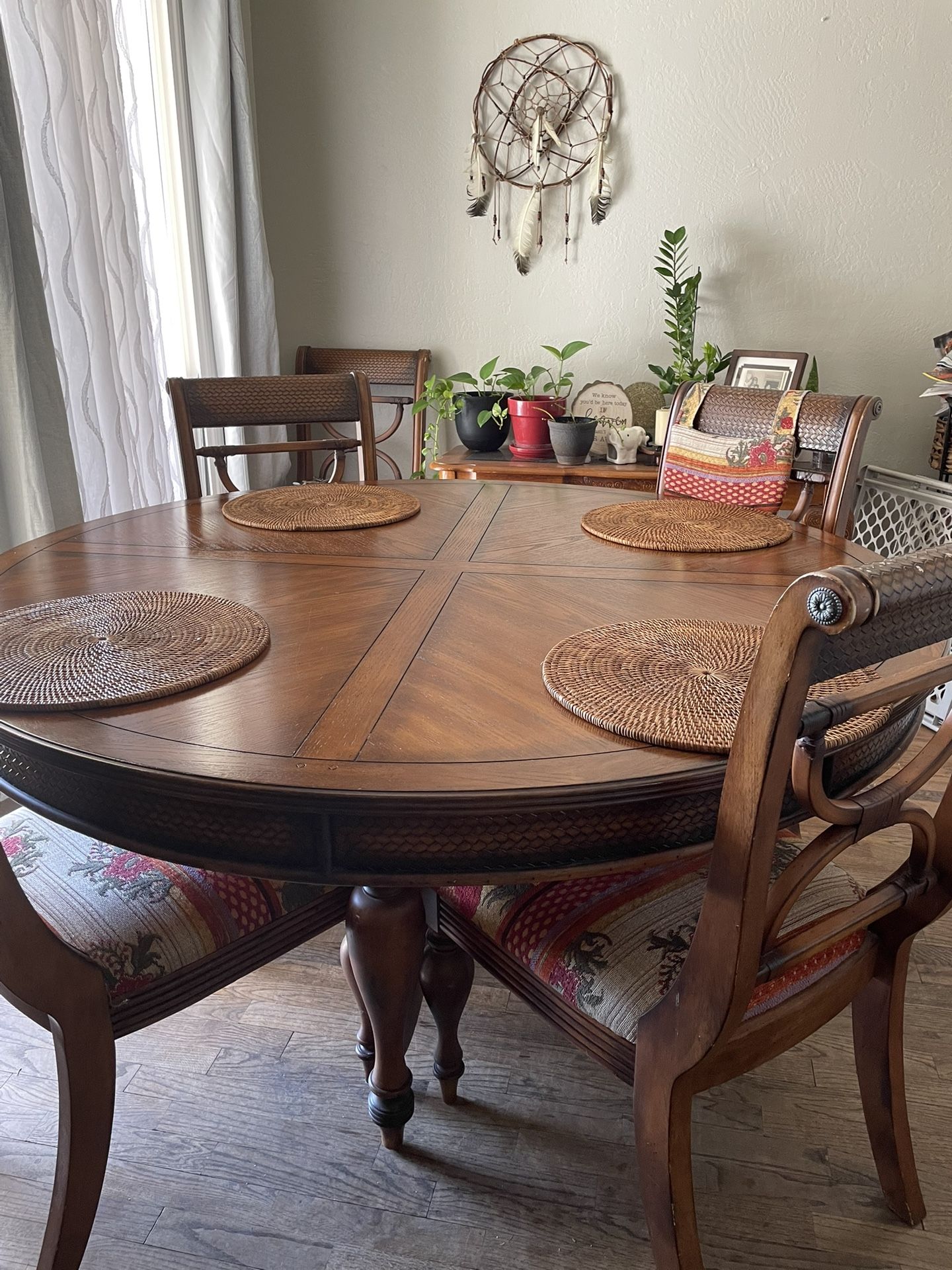 Solid Wood Dining Table & Chairs