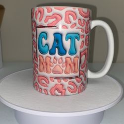 Cat Mom Coffee Cup,15oz, NEW, (item C-164)
