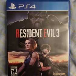 Resident Evil 3 PS4