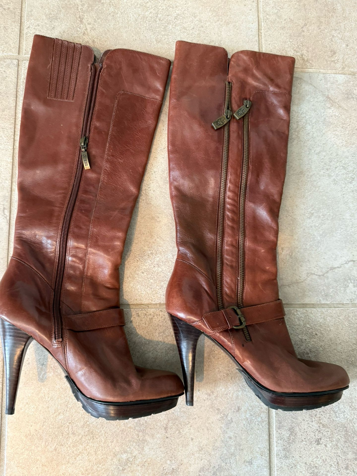 Leather Guess Boots