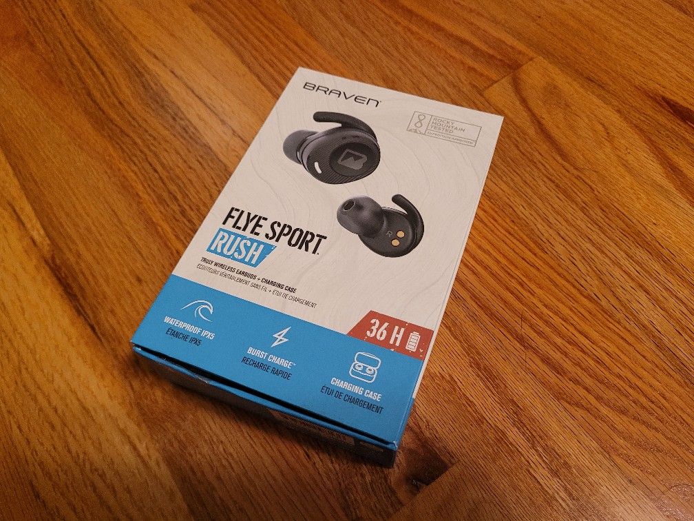 Bluetooth earbuds braven flye sport