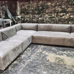 Leather Sectional Sofa 