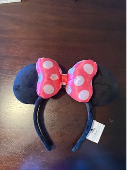 Minnie mouse pink headband