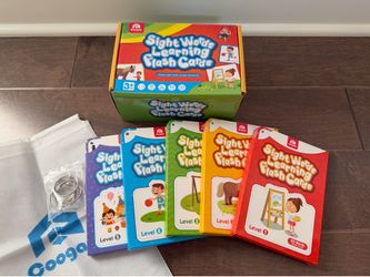 Coogam Sight Words Learning Flash Cards