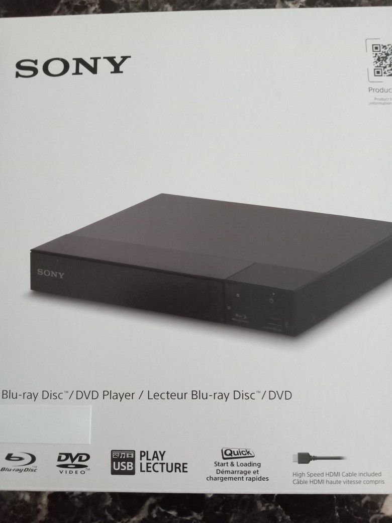 SONY BLU-RAY DVD PLAYER 