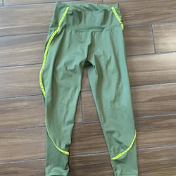 High Waisted prime green Adidas Large 