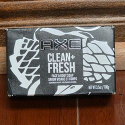 Axe Clean+ Fresh Face & Body Soap (3.5oz)