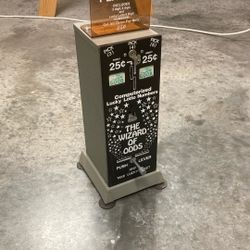 Vintage Lucky Lottery Ticket Numbers Dispenser 