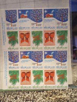 Omaha Boys Souvenir Stamp Sheet