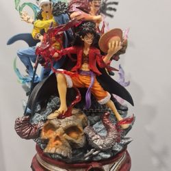 Luffy Trafalgar Eustass Display Figure Onepiece Franchise 