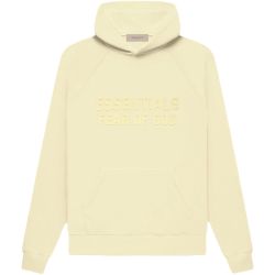 Essentials Hoodie Canary Yellow Size Medium 