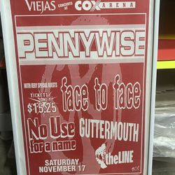 Framed Pennywise Poster 11x17