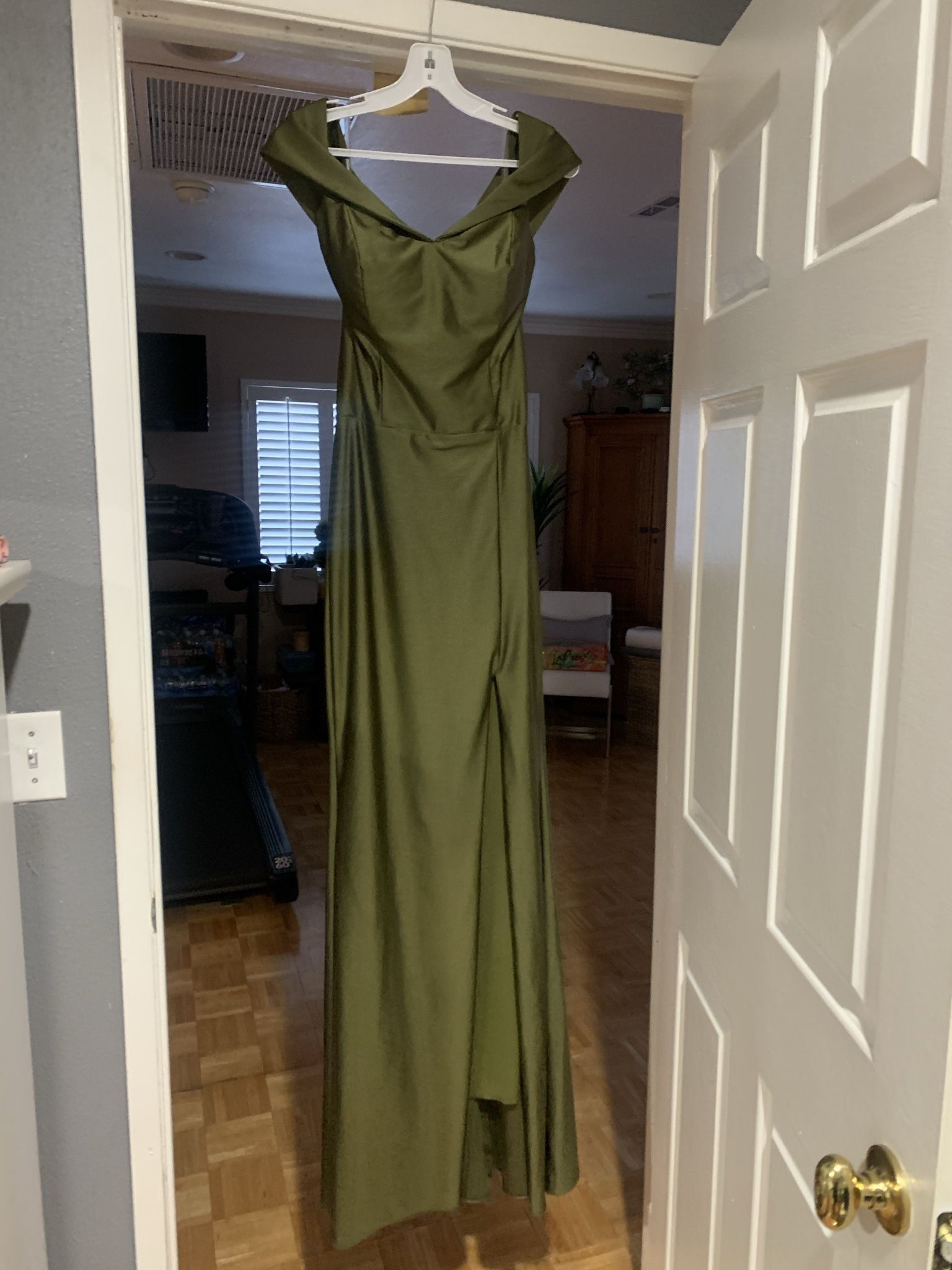 Olive Green Dress