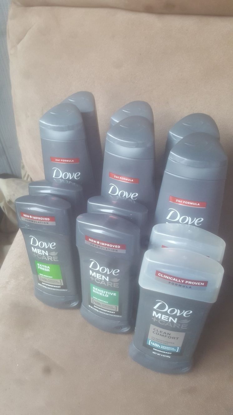 Dove men shampoo&conditioner 2in1 and deodorant