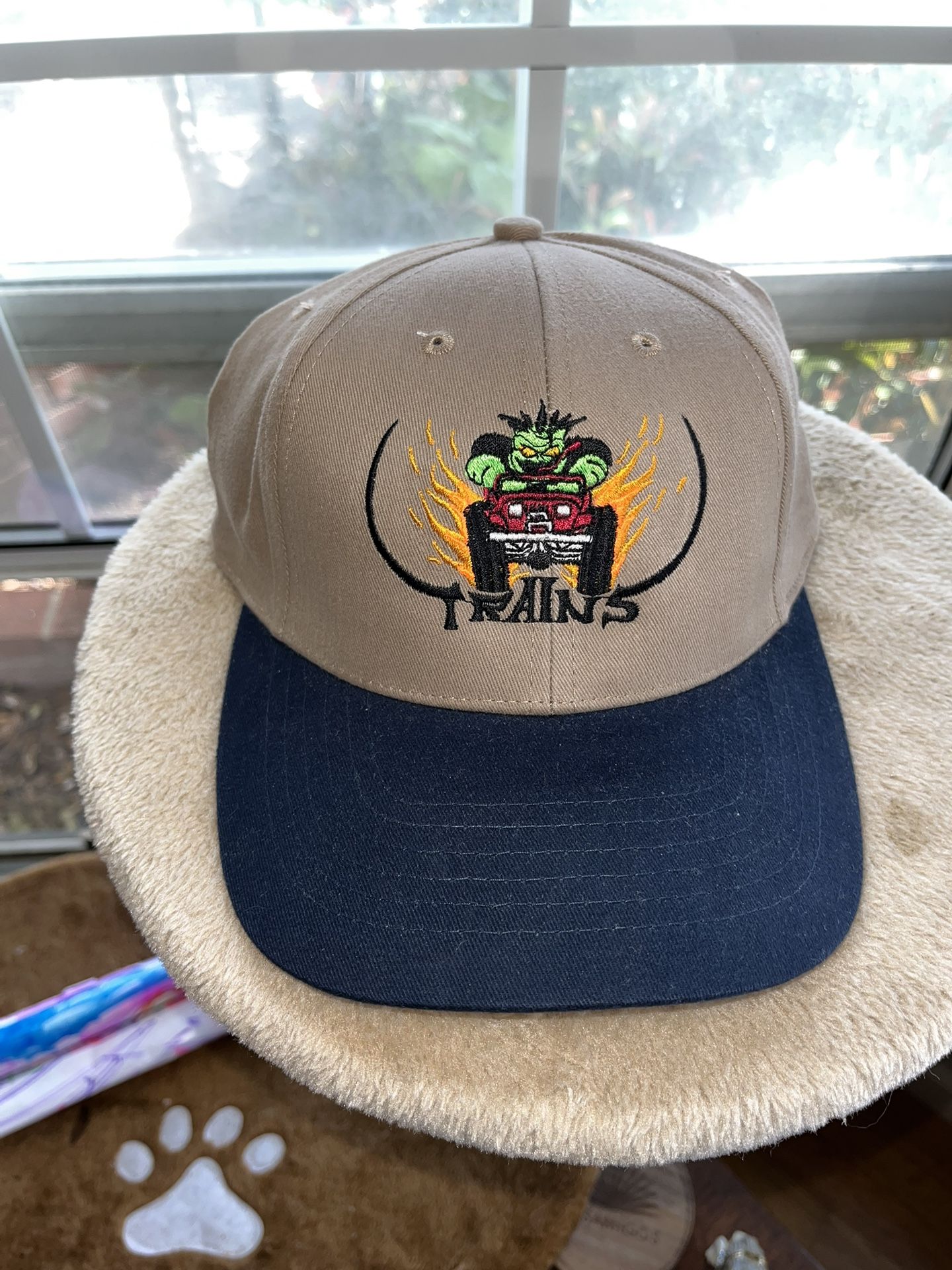 Trains 4x4 Baseball Cap