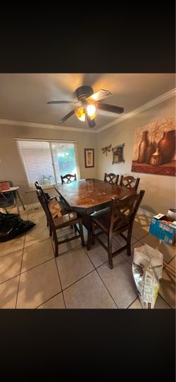 DINING TABLE WITH CHAIRS