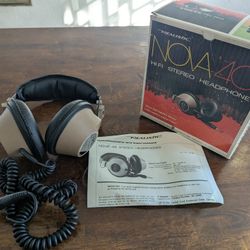 Radio Shack Vintage Headphones Stereo Records Vinyl 