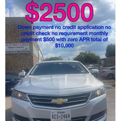 2018 Chevrolet Impala No Credit Check No Requirements
