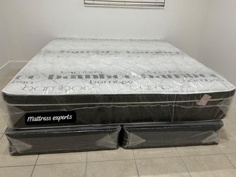 NEW MATTRESS KING SIZE PILLOW-TOP WITH BOX SPRING