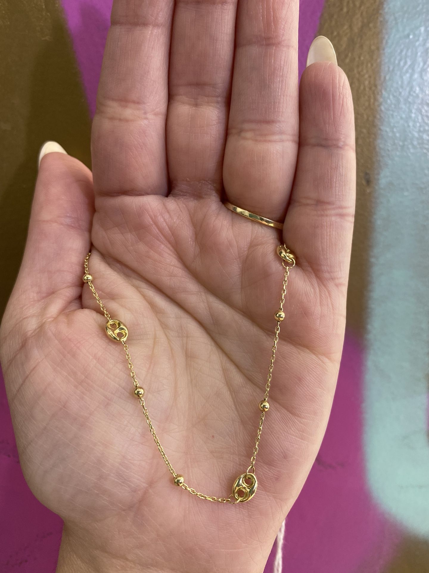 14k ANKLET