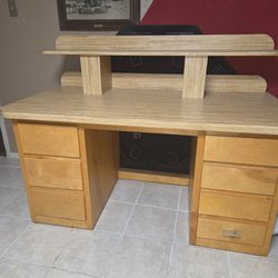 Wood desk