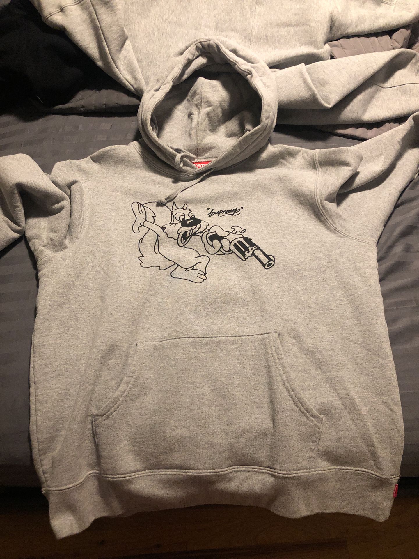 Supreme Lee Hoodie Ash Grey Large