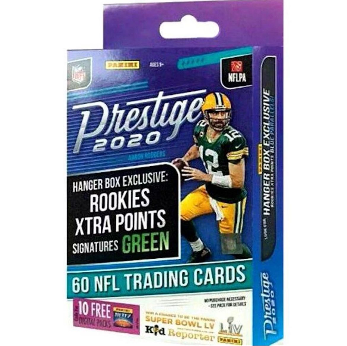 Panini Prestige 2020 Hanger Box Exclusive 60 NFL Trading Cards Sealed Box