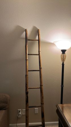 Decorative 7’ Bamboo ladder