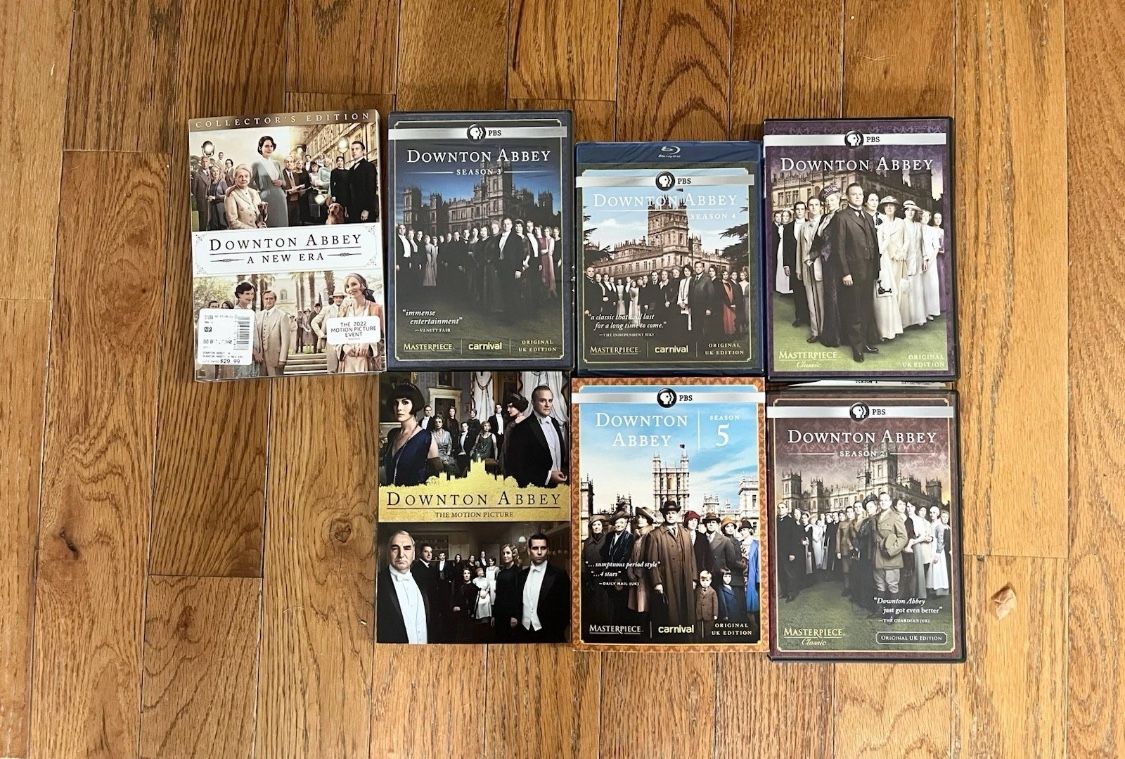 Downton Abbey Blue-Ray DVD TV Show Movie Lot Set 7 PBS