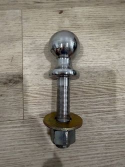 NAPA LBV5 2” Trailer Hitch Ball 1-1/4” Shank 2000 lb Tow Ball Chrome