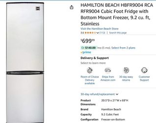 Slim Refrigerator, Almost New