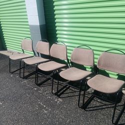 5 Stacking Chairs