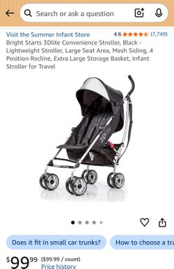 Summer Infant stroller