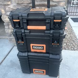 New RIDGID Rolling Tool Box 