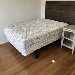 Full Bed, Boxspring, and Frame