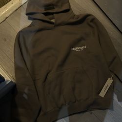 Essentials hoodie desert taup