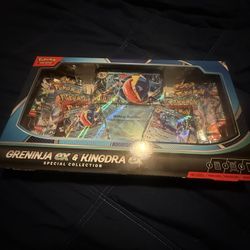 Pokémon TCG Greninja EX & Kingdra EX Special Collection Box 