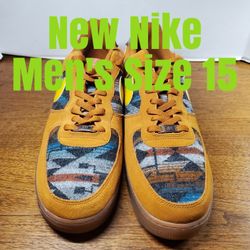 New Nike Air Force 1 Low N7 X Pendleton Sneakers Men's Size 15 CQ7308-700
