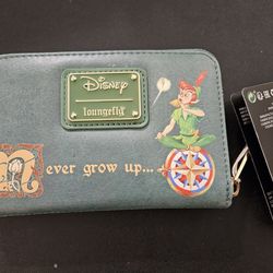 Disney Loungefly Peter Pan Book Wallet
