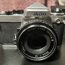 Nikon FE mechanical camera black