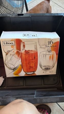 Libbey Samba 16-Piece Glassware Set