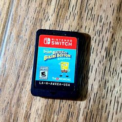 SpongeBob SquarePants battle for bikini Button for Nintendo switch